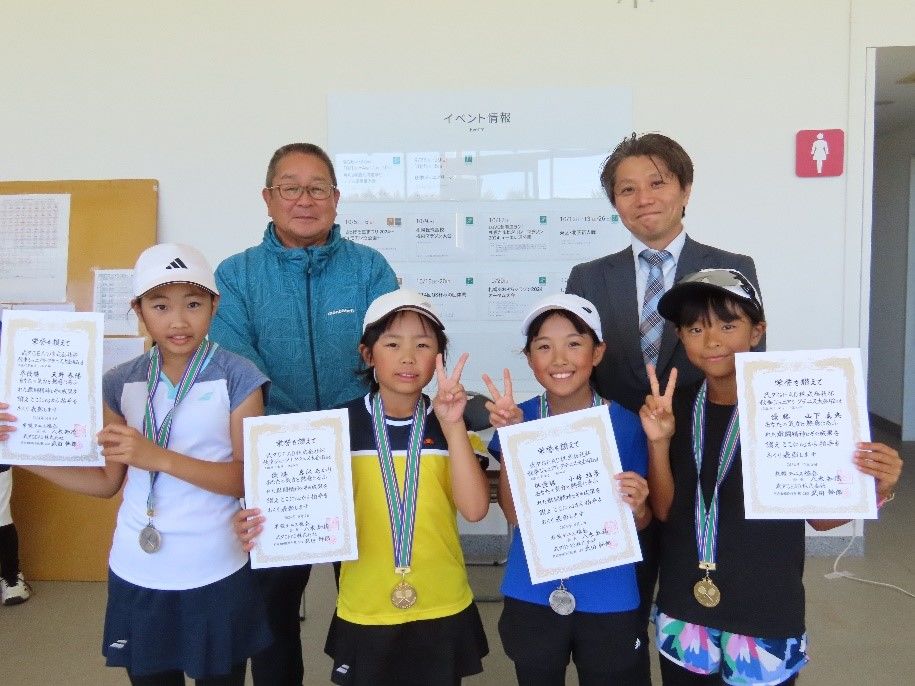「武ダGEAD株式会社杯　秋季ジュニアリーグテニス大会42nd」に冠スポンサーとして協賛いたしました