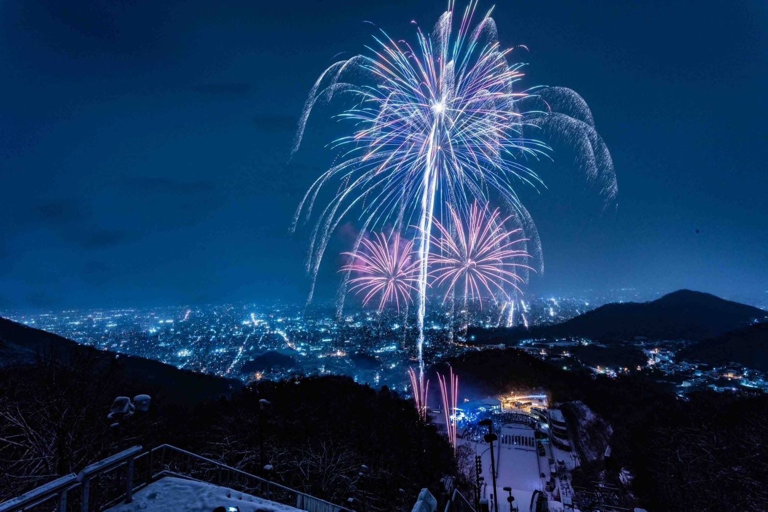 武ダGEADは2年連続で「大倉山冬花火2024 supported by 武ダGEAD」の冠スポンサーとなり、特別協賛いたしました